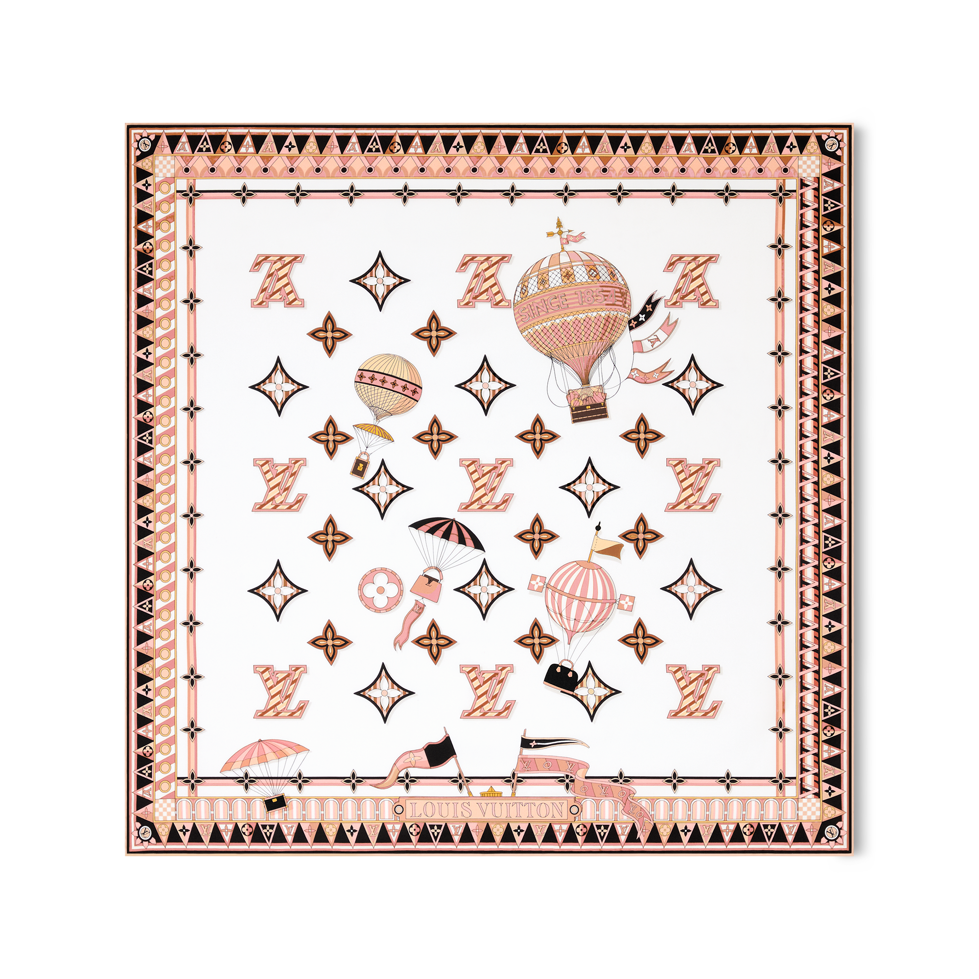 Louis Vuitton カレ70 LVオーシャン トレジャーマップ Square 70x70 Silk Squares and Bandeaus Accessories | LOUIS VUITTON